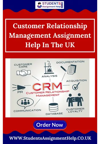 Customer Relationship Management Assignment Help in UK
