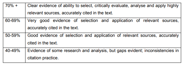 BM3028 Assessment Criteria 